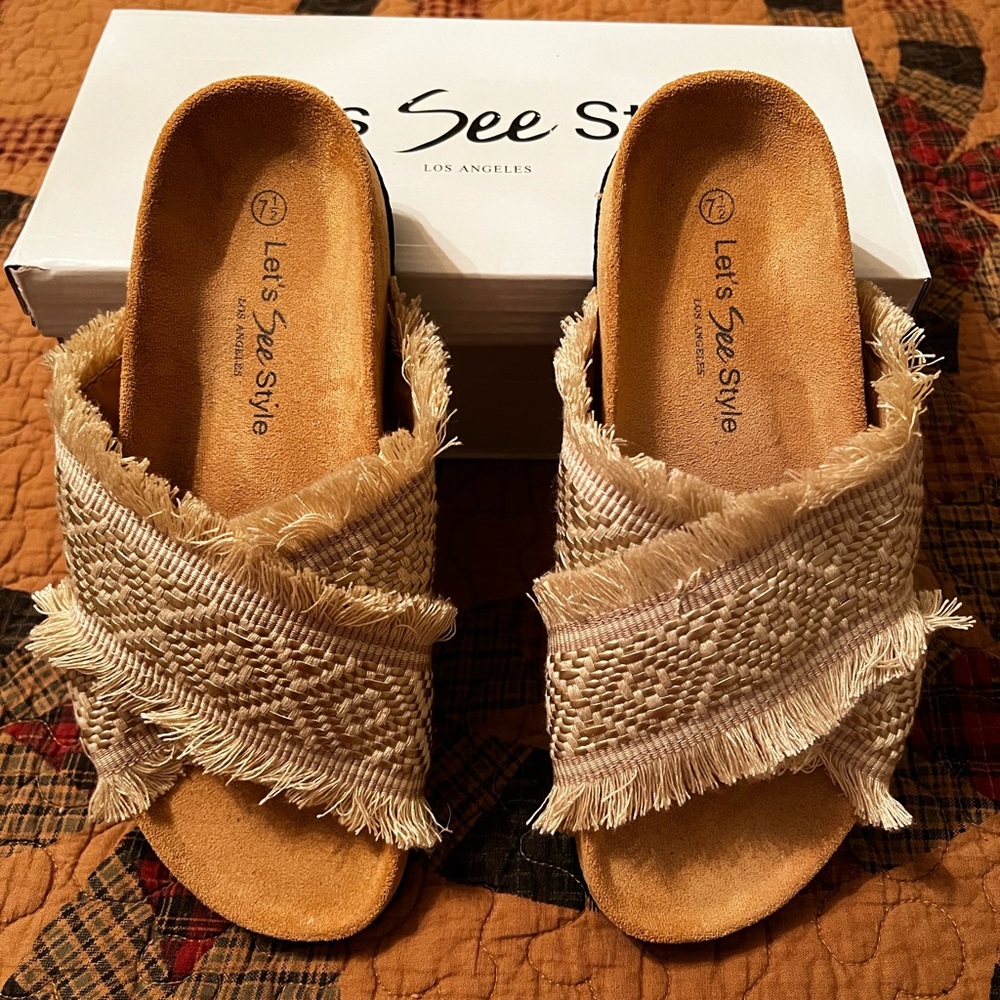 New- Let’s See Style Size 7.5 sandals